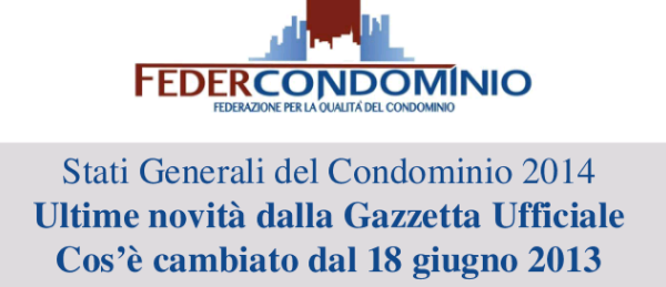 stati generali del condominio 2014